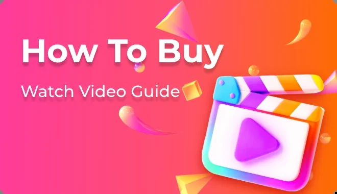 The operator's own banner reading How To Buy, watch video guide